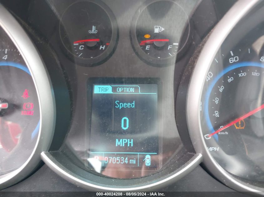 2015 Chevrolet Cruze 1Lt Auto VIN: 1G1PC5SB7F7193631 Lot: 40024208