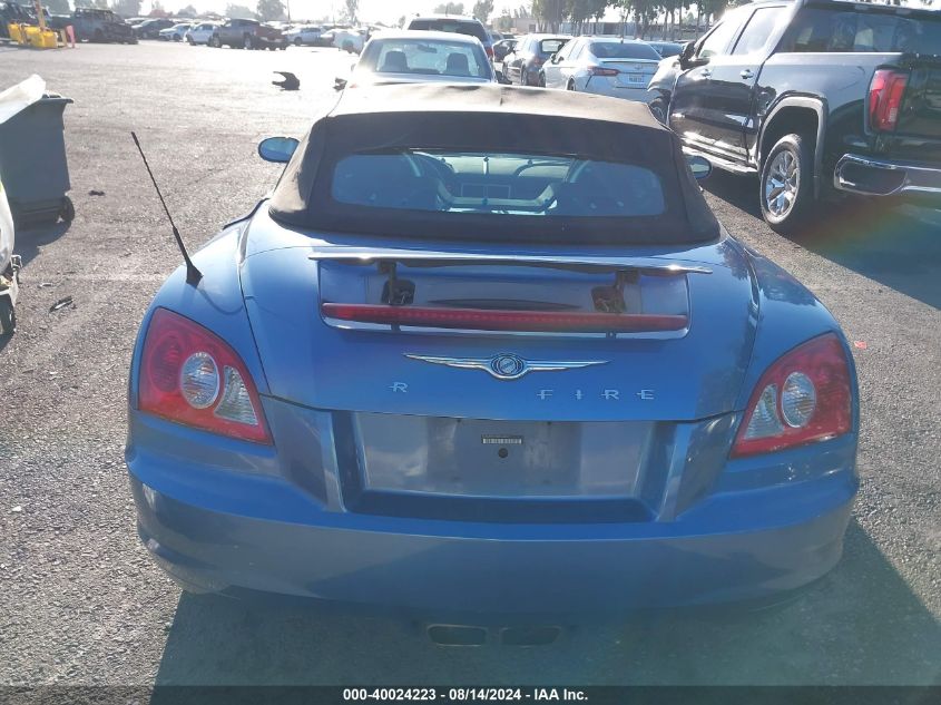 2005 Chrysler Crossfire Limited VIN: 1C3AN65L25X046587 Lot: 40024223