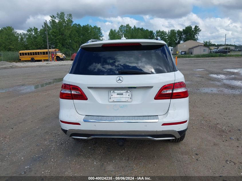 2014 Mercedes-Benz Ml 350 Bluetec 4Matic VIN: 4JGDA2EB5EA286896 Lot: 40024235