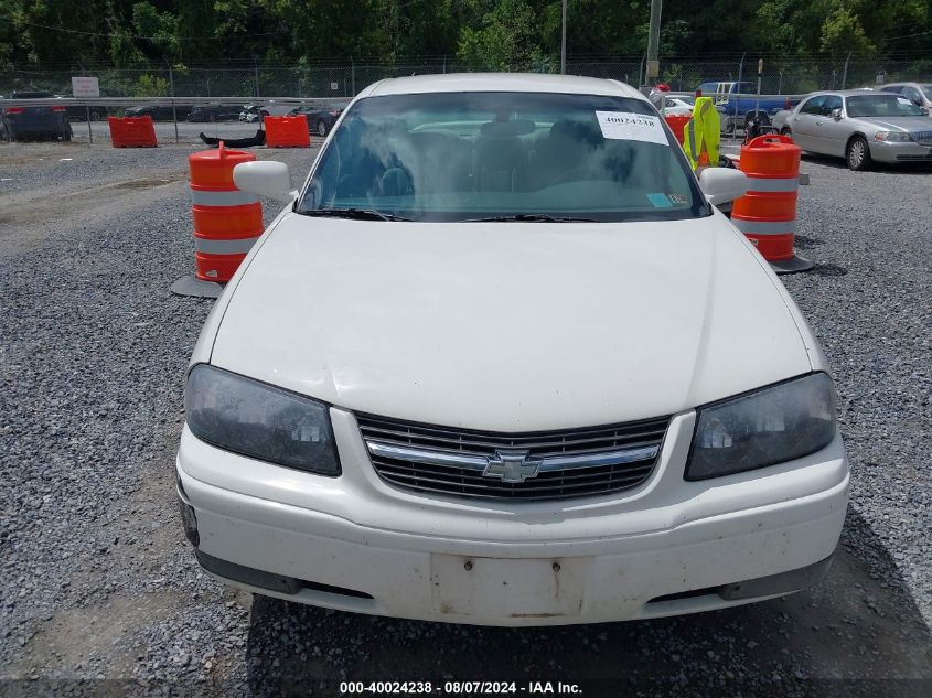 2005 Chevrolet Impala Ls VIN: 2G1WH52K159200681 Lot: 40024238