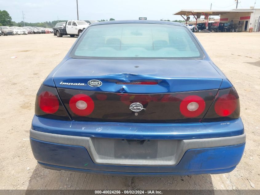 2004 Chevrolet Impala Police VIN: 2G1WF55K849428662 Lot: 40024256