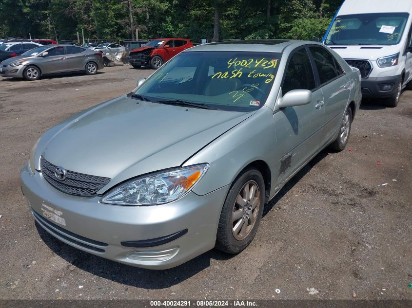 JTDBF30K020021556 | 2002 TOYOTA CAMRY