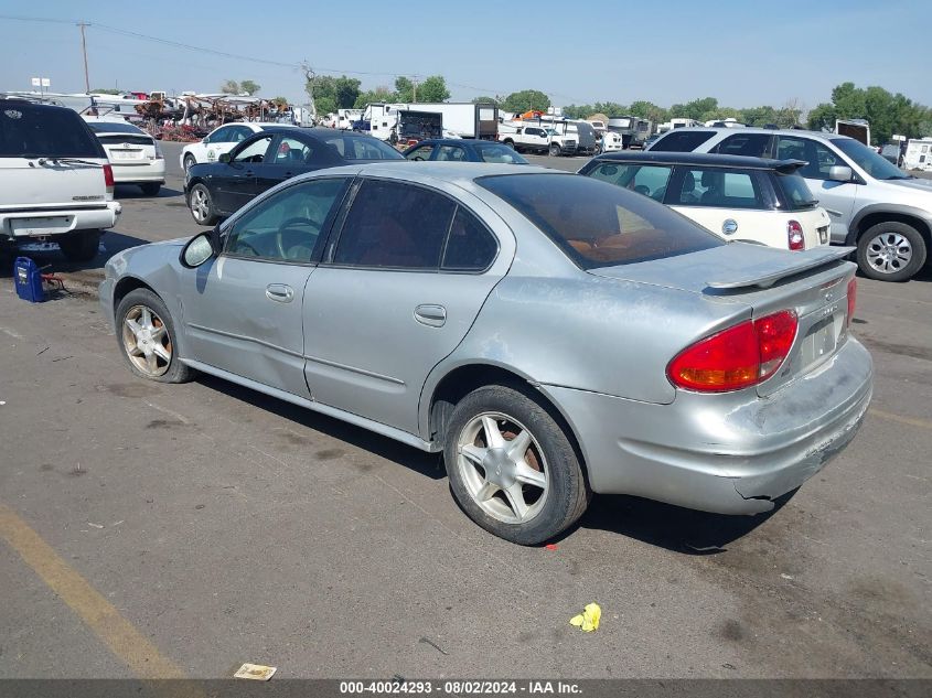 2004 Oldsmobile Alero Gl1 VIN: 1G3NL52F44C213601 Lot: 40024293