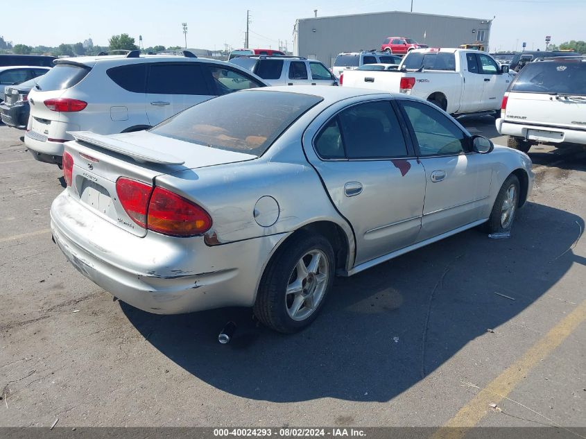 2004 Oldsmobile Alero Gl1 VIN: 1G3NL52F44C213601 Lot: 40024293