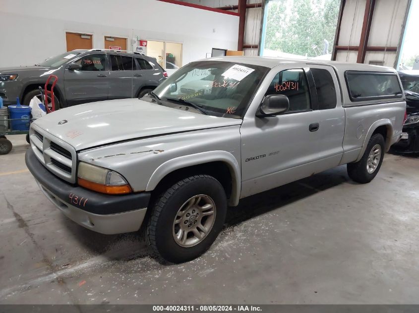 1B7GL32X72S684165 | 2002 DODGE DAKOTA