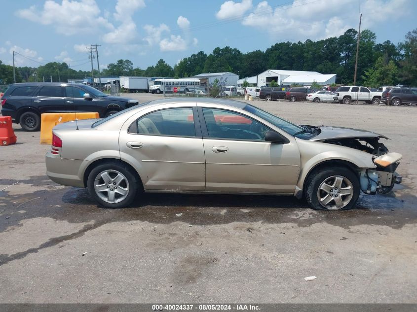 2003 Dodge Stratus Sxt VIN: 1B3AL46X23N602401 Lot: 40024337