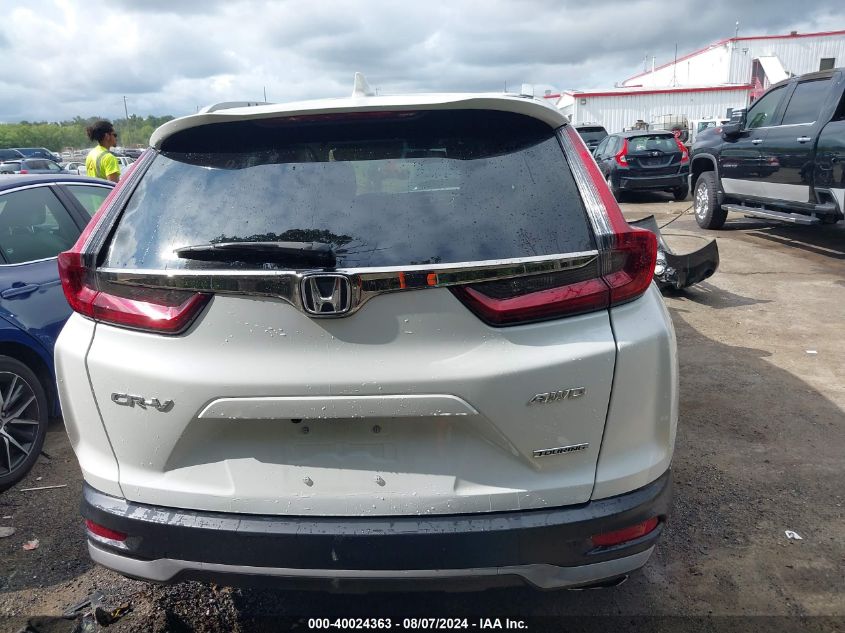 2022 Honda Cr-V Awd Touring VIN: 7FARW2H91NE024616 Lot: 40024363