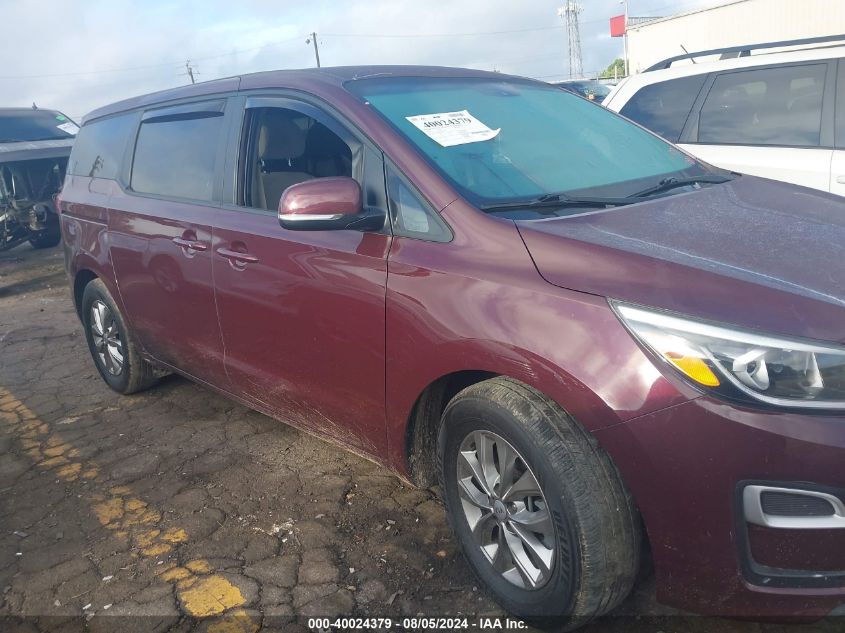 2020 Kia Sedona Lx/Ex VIN: KNDMB5C17L6619788 Lot: 40024379