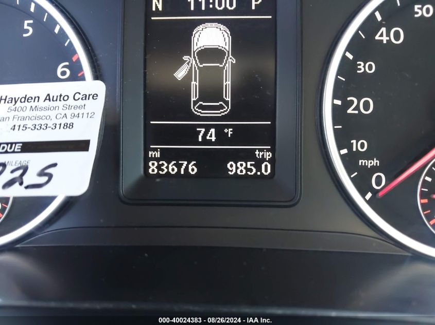 2013 VOLKSWAGEN TIGUAN SEL - WVGAV3AX3DW618947