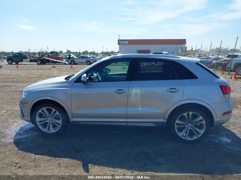 2018 Audi Q3 2.0T Premium/2.0T Sport Premium VIN: WA1BCCFS5JR004255 Lot: 40024392