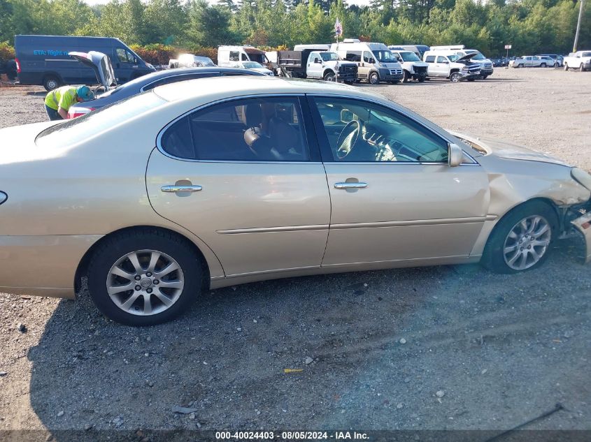 2003 Lexus Es 300 VIN: JTHBF30G130128109 Lot: 40024403