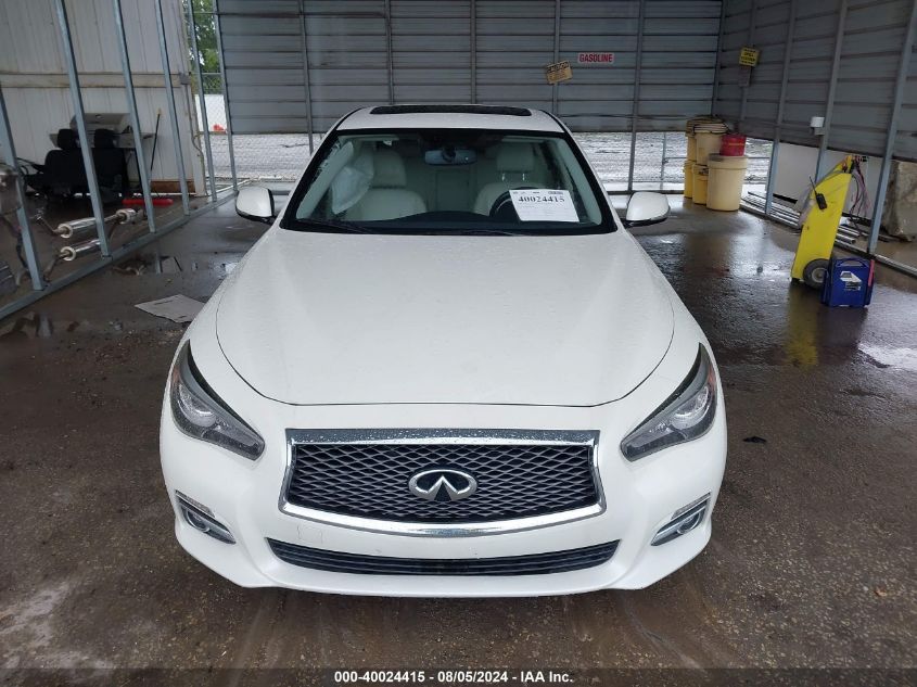 2017 Infiniti Q50 3.0T Premium VIN: JN1EV7ARXHM830196 Lot: 40024415