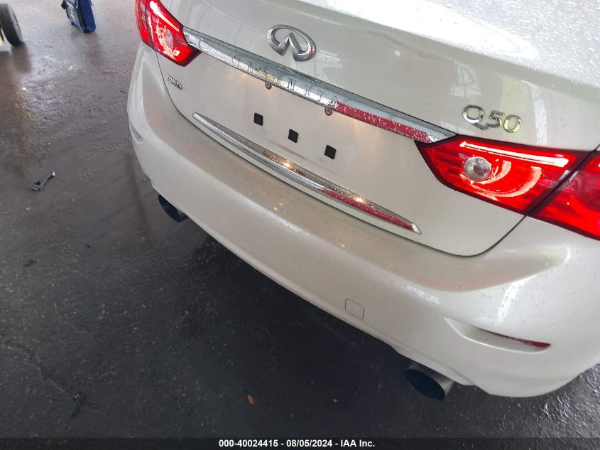 2017 Infiniti Q50 3.0T Premium VIN: JN1EV7ARXHM830196 Lot: 40024415