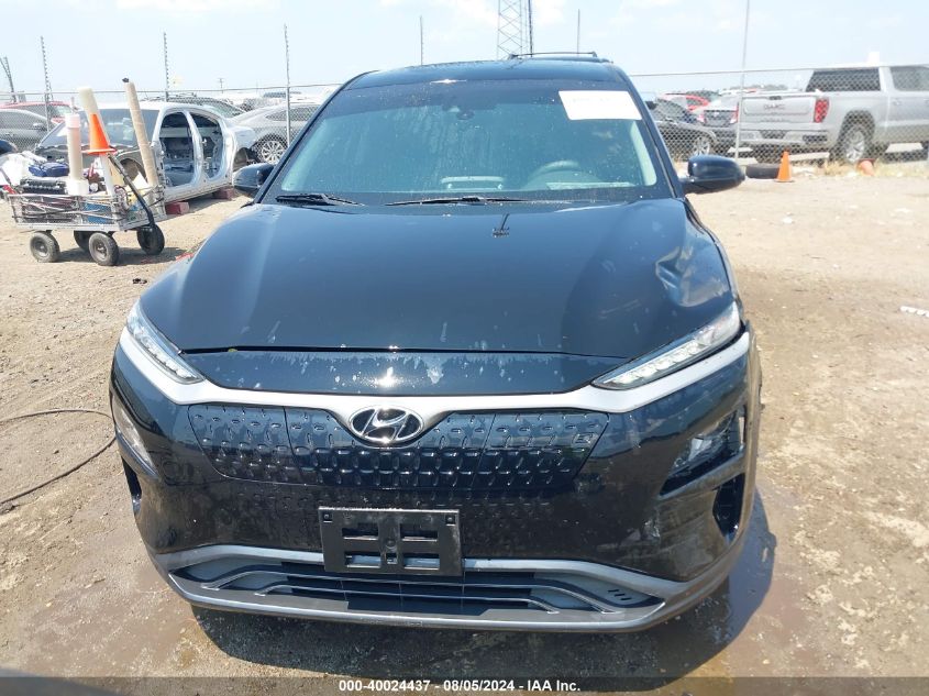 2019 Hyundai Kona Ev Limited VIN: KM8K33AG4KU030848 Lot: 40024437