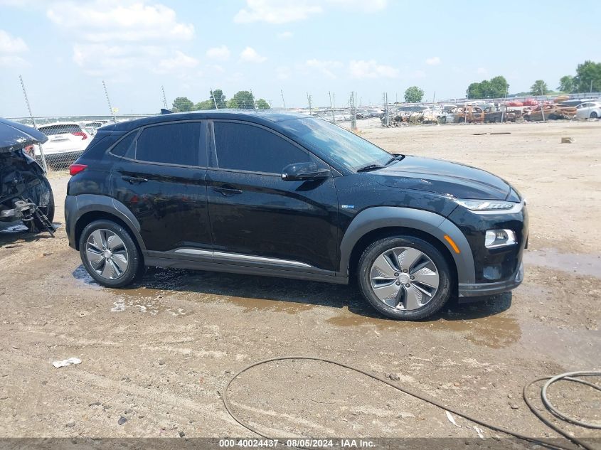 2019 Hyundai Kona Ev Limited VIN: KM8K33AG4KU030848 Lot: 40024437