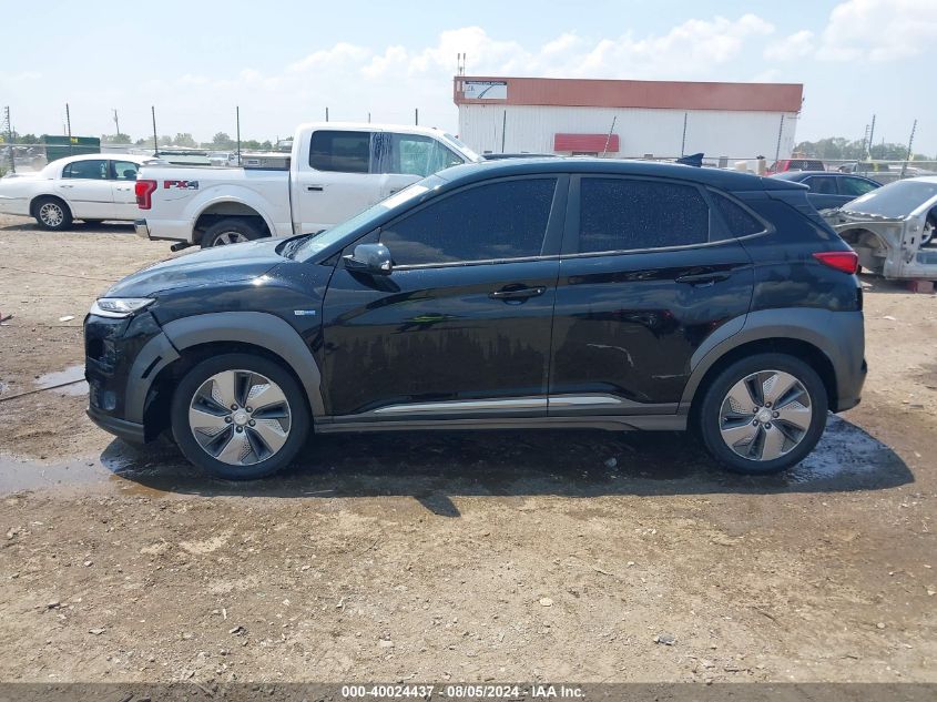 2019 Hyundai Kona Ev Limited VIN: KM8K33AG4KU030848 Lot: 40024437