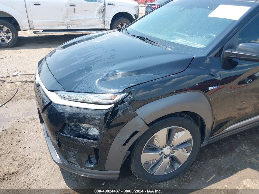 2019 Hyundai Kona Ev Limited VIN: KM8K33AG4KU030848 Lot: 40024437