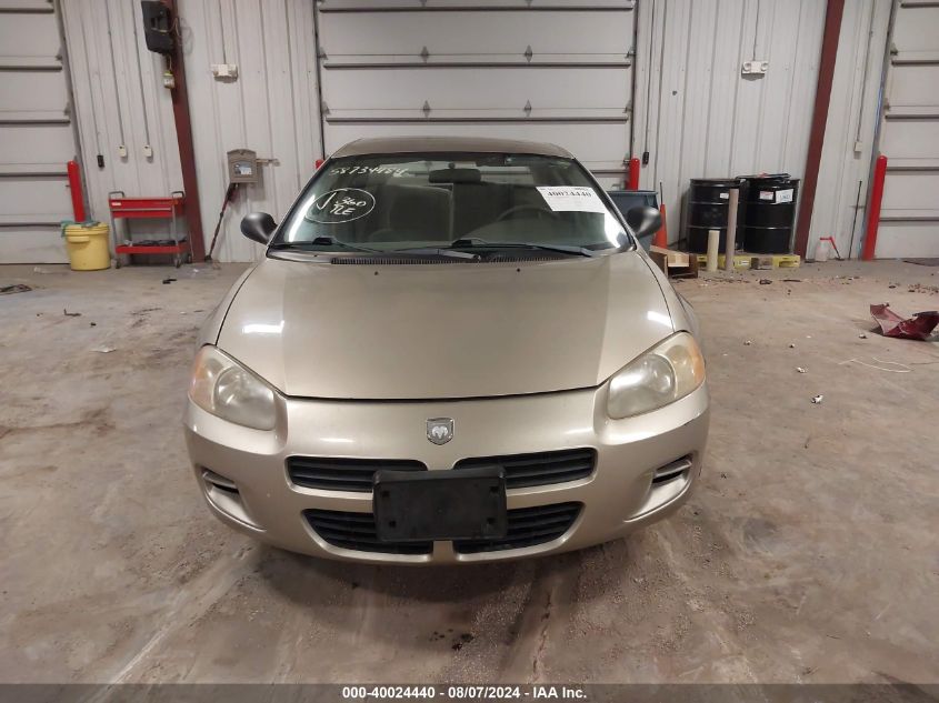 2003 Dodge Stratus Sxt VIN: 1B3EL46X43N537259 Lot: 40024440