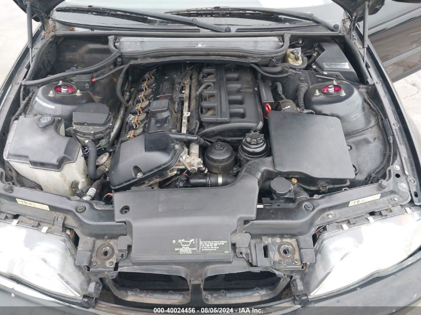 2002 BMW 325I VIN: WBAET37422NH01362 Lot: 40024456