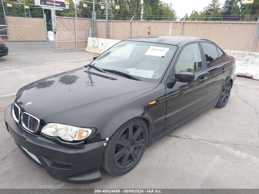 2002 BMW 325I VIN: WBAET37422NH01362 Lot: 40024456