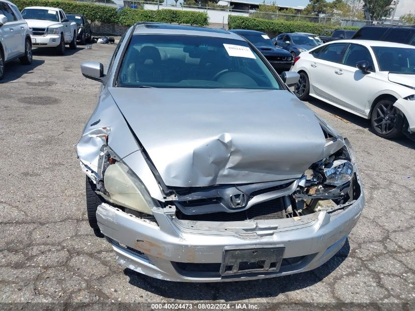 2006 Honda Accord 3.0 Ex VIN: 1HGCM82696A004117 Lot: 40024473