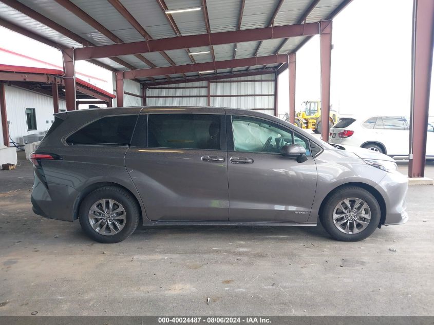 VIN 5TDYSKFC4MS025738 2021 Toyota Sienna, Xle no.13