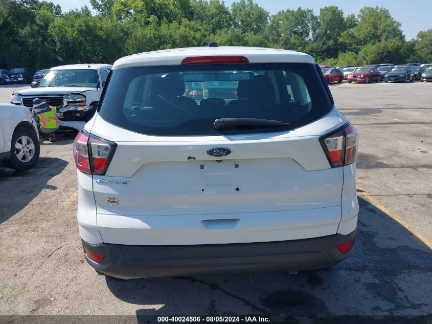 2018 Ford Escape S VIN: 1FMCU0F73JUA36521 Lot: 40024506