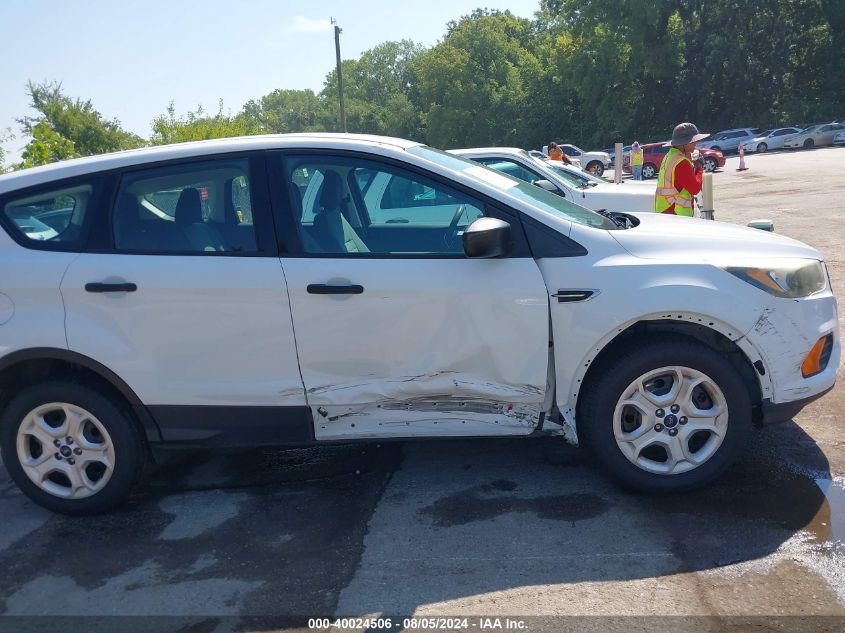 2018 Ford Escape S VIN: 1FMCU0F73JUA36521 Lot: 40024506