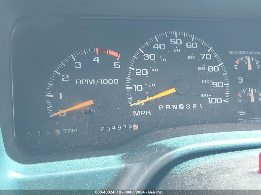 1995 Chevrolet Gmt-400 K1500 VIN: 1GCEK19K5SE218130 Lot: 40024518