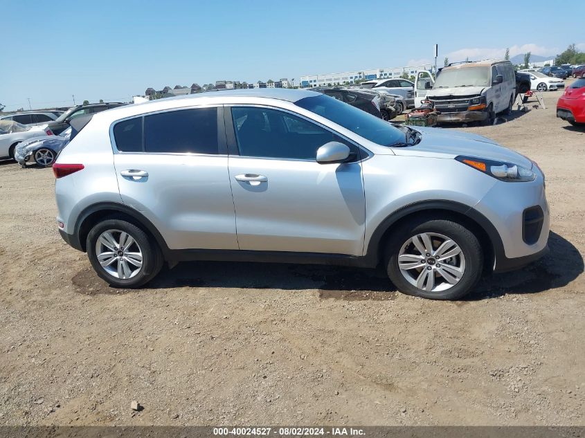 2018 Kia Sportage Lx VIN: KNDPM3AC5J7449454 Lot: 40024527