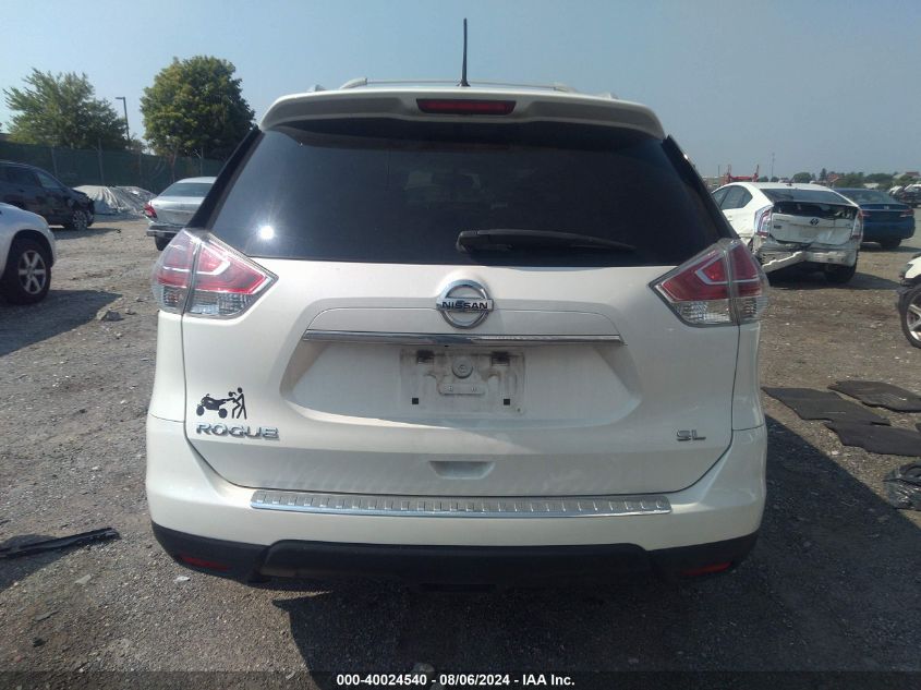 2015 Nissan Rogue Sl VIN: 5N1AT2MT4FC924942 Lot: 40024540