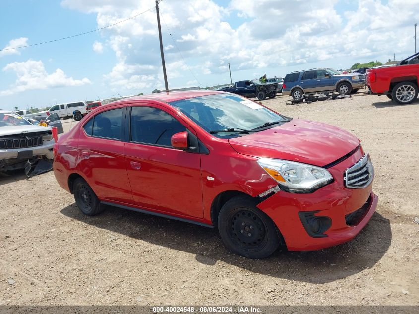 2019 Mitsubishi Mirage G4 Es VIN: ML32F3FJ1KHF13924 Lot: 40024548