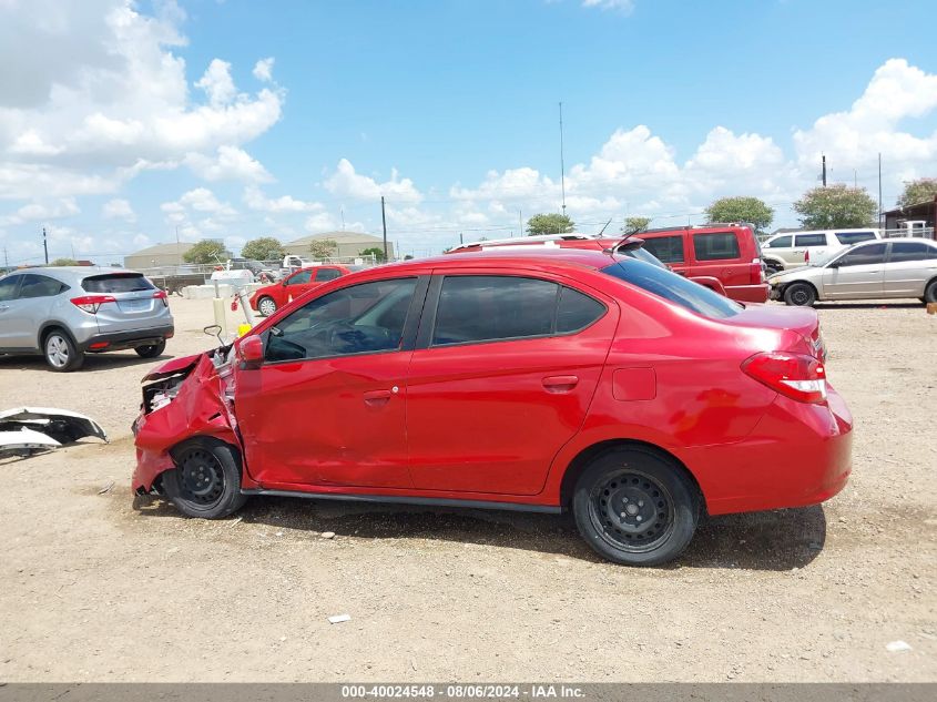 2019 Mitsubishi Mirage G4 Es VIN: ML32F3FJ1KHF13924 Lot: 40024548