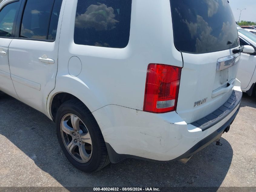 2013 Honda Pilot Ex-L VIN: 5FNYF3H59DB008804 Lot: 40024632