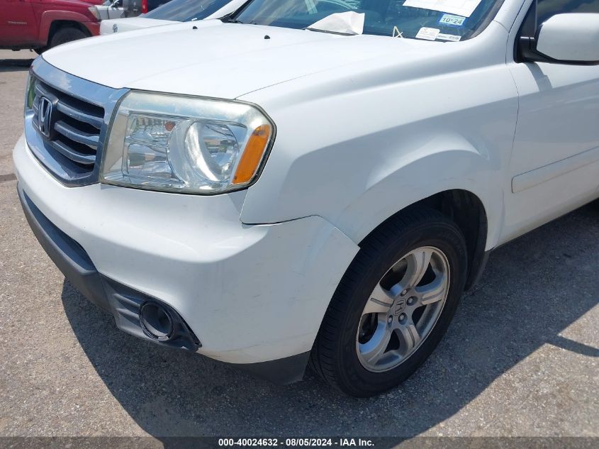 2013 Honda Pilot Ex-L VIN: 5FNYF3H59DB008804 Lot: 40024632