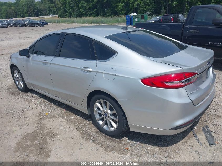 2017 FORD FUSION SE - 3FA6P0HD0HR308705