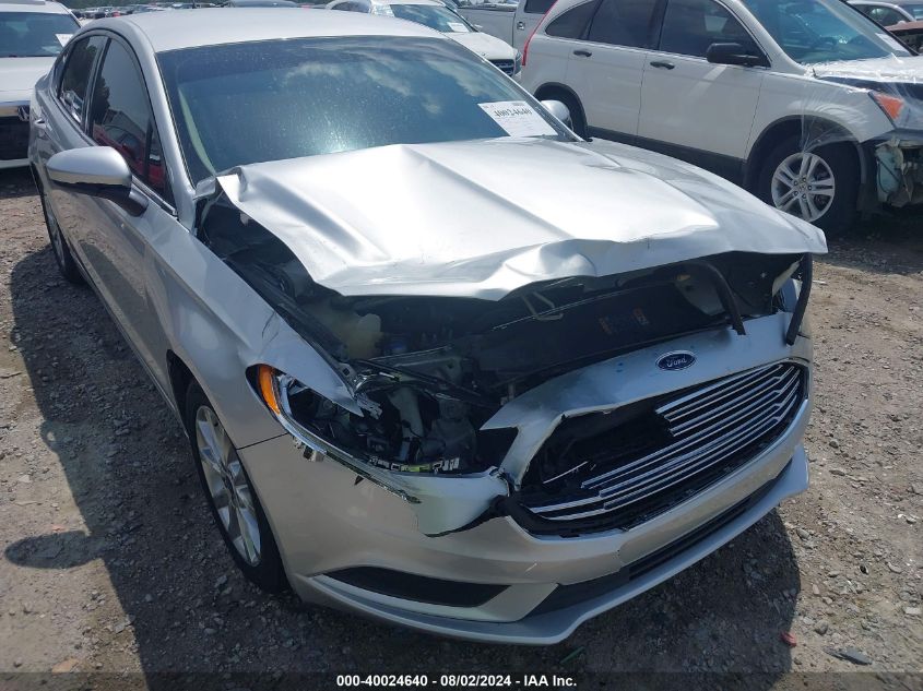 2017 FORD FUSION SE - 3FA6P0HD0HR308705