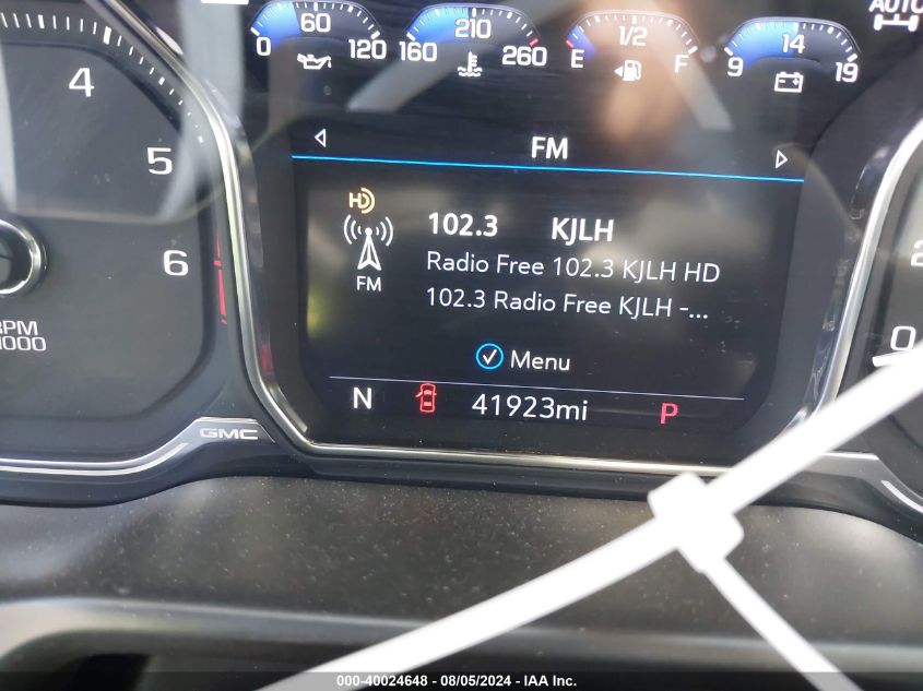 2021 GMC Sierra 1500 K1500 Denali VIN: 3GTU9FEL4MG344770 Lot: 40024648