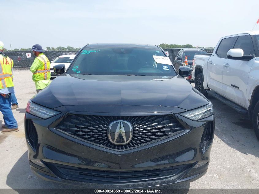 2022 Acura Mdx A-Spec Package VIN: 5J8YE1H04NL017728 Lot: 40024659