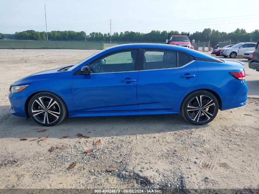 2021 Nissan Sentra Sr Xtronic Cvt VIN: 3N1AB8DV1MY304892 Lot: 40024673