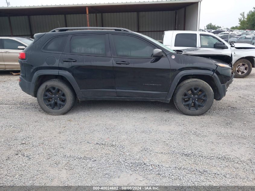 2018 Jeep Cherokee Trailhawk 4X4 VIN: 1C4PJMBXXJD516616 Lot: 40024682