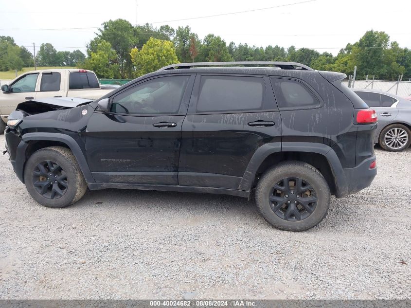 2018 Jeep Cherokee Trailhawk 4X4 VIN: 1C4PJMBXXJD516616 Lot: 40024682