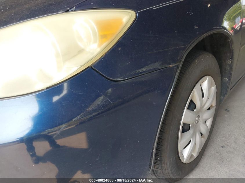 2005 Toyota Camry Le VIN: 4T1BE30K25U039889 Lot: 40024688