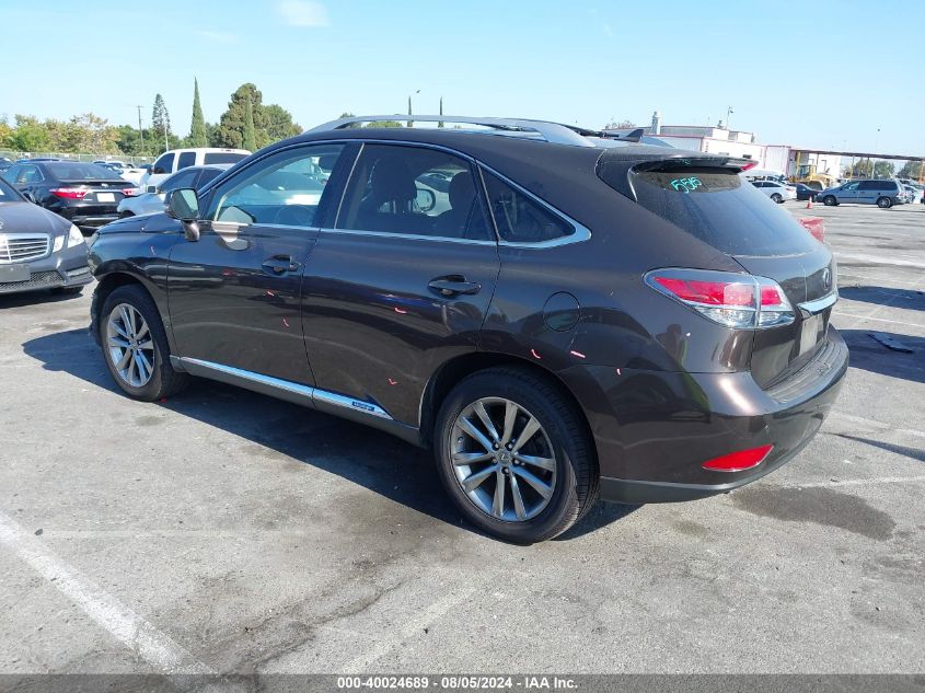 2013 Lexus Rx 450H VIN: JTJBC1BA9D2061561 Lot: 40024689