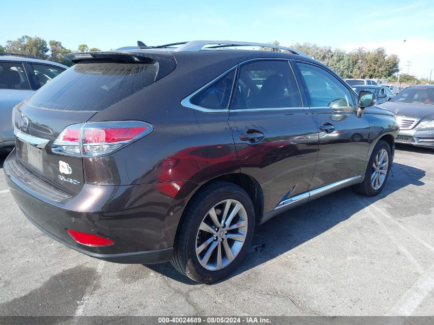 2013 Lexus Rx 450H VIN: JTJBC1BA9D2061561 Lot: 40024689