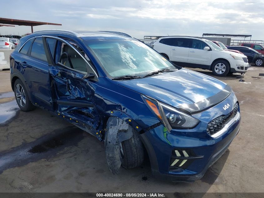 2022 Kia Niro Lxs Se VIN: KNDCB3LC5N5509574 Lot: 40024690