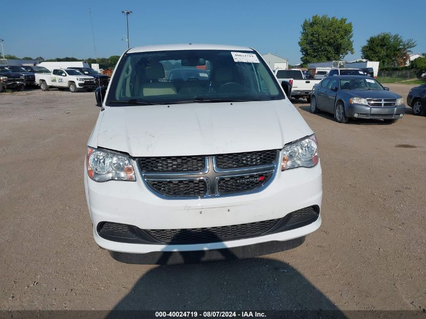 2019 Dodge Grand Caravan Se VIN: 2C7WDGBG3KR800885 Lot: 40024719