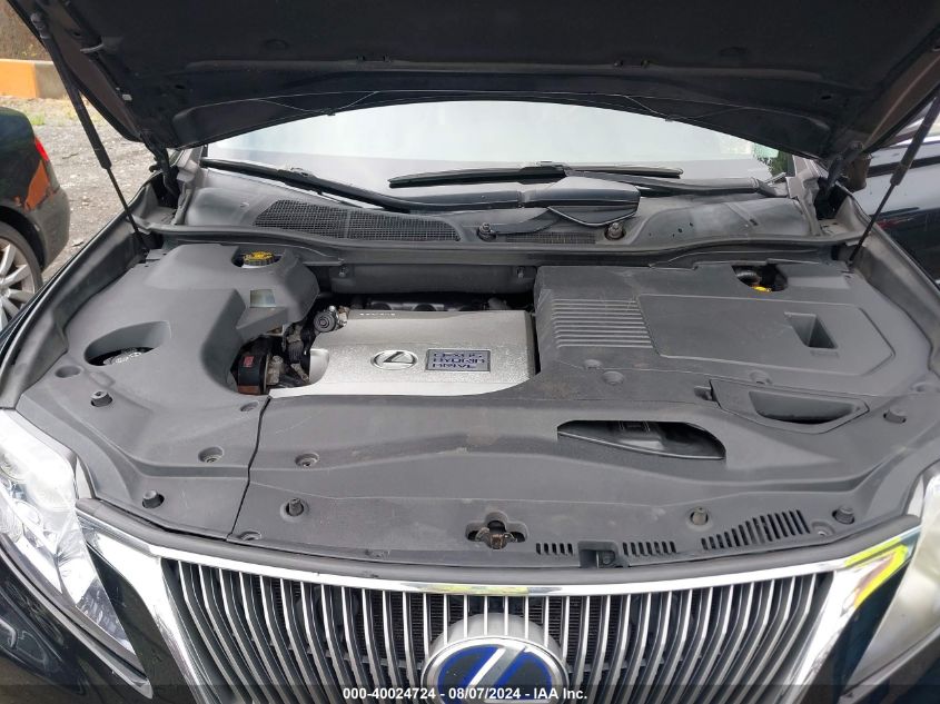 2010 Lexus Rx 450H 450 VIN: JTJBC1BA6A2021935 Lot: 40024724