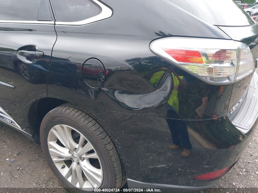 2010 Lexus Rx 450H 450 VIN: JTJBC1BA6A2021935 Lot: 40024724