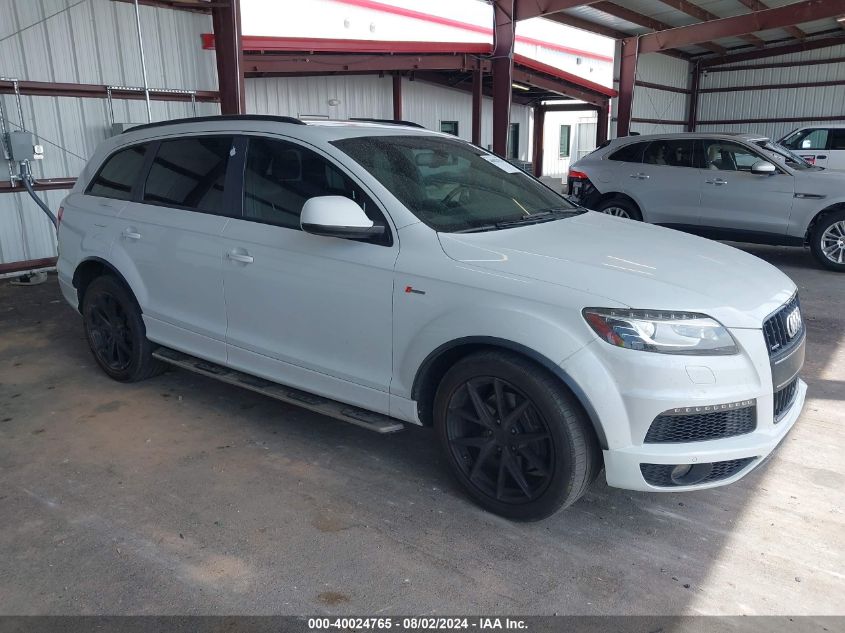 2013 Audi Q7 3.0T S Line Prestige VIN: WA1DGAFE1DD002189 Lot: 40024765